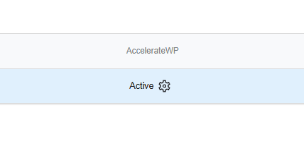 AccelerateWP aktif